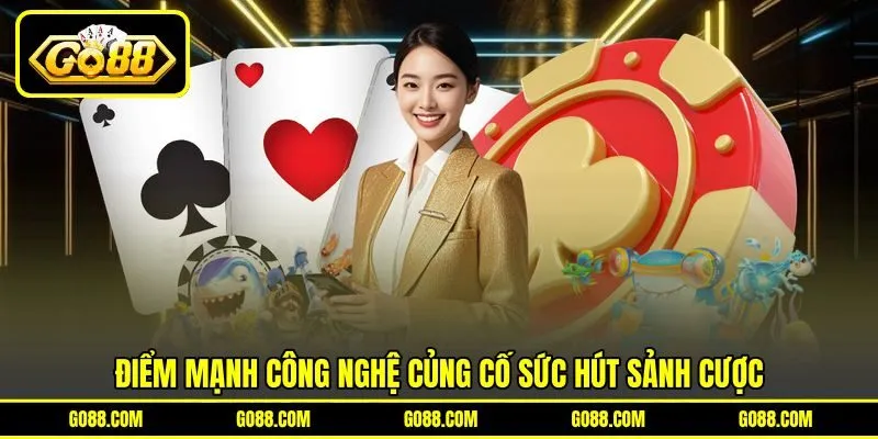 Điểm mạnh công nghệ củng cố sức hút sảnh cược Điểm mạnh công nghệ củng cố sức hút sảnh cược