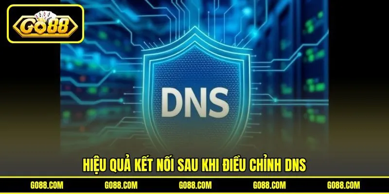 Hiệu quả kết nối sau khi điều chỉnh DNS